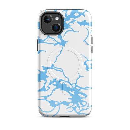 Y2K iPhone Artic Blue Camo MagSafe Case
