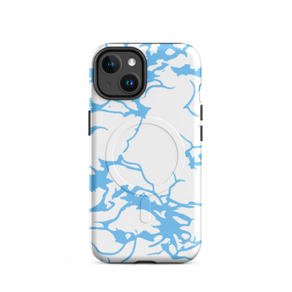 Y2K iPhone Artic Blue Camo MagSafe Case