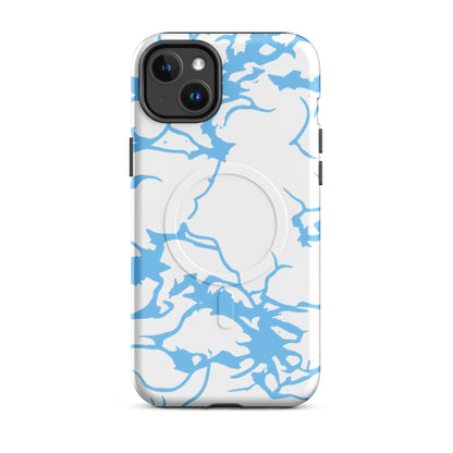 Y2K iPhone Artic Blue Camo MagSafe Case