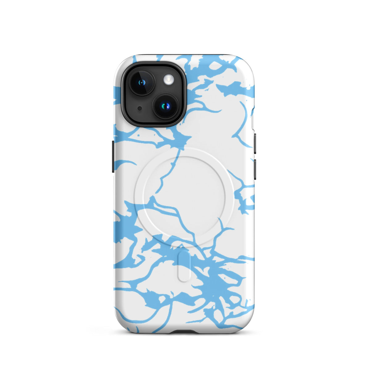 Y2K iPhone Artic Blue Camo MagSafe Case