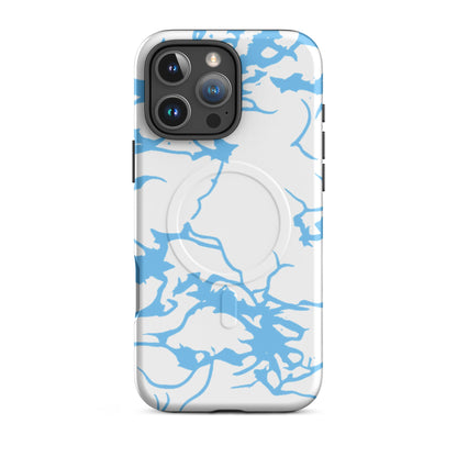 Y2K iPhone Artic Blue Camo MagSafe Case